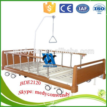 extra low three functions electric nursing home care bed